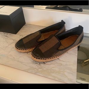 Authentic Fendi Espadrille Flats ✨